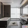 1378301 - Bathroom - WC - Restroom - 3D Interior Scene - Modern Style - 055 3D Max
