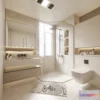 1378879 - Bathroom - WC - Restroom - 3D Interior Scene - Modern Style - 064 3D Max
