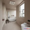 1378899 - Bathroom 3D Interior Scene Model - Wabi Sabi Style - 003 3D Max