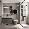 1379000 - Bathroom - WC - Restroom - 3D Interior Scene - Modern Style - 066 3D Max