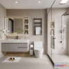 1379071 - Bathroom - WC - Restroom - 3D Interior Scene - Modern Style - 067 3D Max
