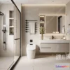 1379396 - Bathroom - WC - Restroom - 3D Interior Scene - Modern Style - 072 3D Max