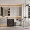 1379541 - Bathroom - WC - Restroom - 3D Interior Scene - Modern Style - 074 3D Max