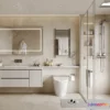 1379746 - Bathroom - WC - Restroom - 3D Interior Scene - Modern Style - 077 3D Max