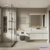 1380133 - Bathroom - WC - Restroom - 3D Interior Scene - Modern Style - 083 3D Max