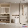 1380261 - Bathroom - WC - Restroom - 3D Interior Scene - Modern Style - 085 3D Max
