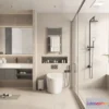 1380395 - Bathroom - WC - Restroom - 3D Interior Scene - Modern Style - 087 3D Max
