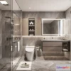 1380553 - Bathroom - Toilet - WC - RestRoom - 3D Interior Scene - 272 3D Max