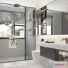 1380774 - Bathroom - WC - Restroom - 3D Interior Scene - Modern Style - 093 3D Max