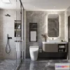 1380950 - Bathroom - Toilet - WC - RestRoom - 3D Interior Scene - 278 3D Max