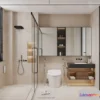 1381030 - Bathroom - WC - Restroom - 3D Interior Scene - Modern Style - 097 3D Max