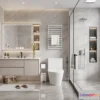 1381166 - Bathroom - WC - Restroom - 3D Interior Scene - Modern Style - 099 3D Max