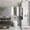 1381299 - Bathroom - WC - Restroom - 3D Interior Scene - Modern Style - 101 3D Max