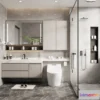 1381358 - Bathroom - WC - Restroom - 3D Interior Scene - Modern Style - 102 3D Max