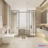 1381425 - Bathroom - WC - Restroom - 3D Interior Scene - Modern Style - 103 3D Max