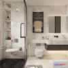 1381640 - Bathroom - WC - Restroom - 3D Interior Scene - Modern Style - 106 3D Max