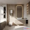 1381837 - Bathroom - WC - Restroom - 3D Interior Scene - Modern Style - 109 3D Max