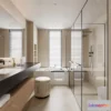 1381899 - Bathroom - WC - Restroom - 3D Interior Scene - Modern Style - 110 3D Max