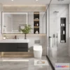1382433 - Bathroom - WC - Restroom - 3D Interior Scene - Modern Style - 118 3D Max