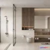 1382510 - Bathroom - WC - Restroom - 3D Interior Scene - Modern Style - 119 3D Max