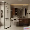1382706 - Bathroom - WC - Restroom - 3D Interior Scene - Modern Style - 122 3D Max