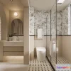 1383035 - Bathroom - WC - Restroom - 3D Interior Scene - Modern Style - 127 3D Max