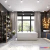1383436 - Bathroom - Toilet - WC - RestRoom - 3D Interior Scene - 027 3D Max