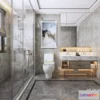 1383631 - Bathroom - Toilet - WC - RestRoom - 3D Interior Scene - 030 3D Max