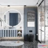 1383737 - Bathroom - Toilet - WC - RestRoom - 3D Interior Scene - 321 3D Max