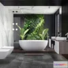 1383825 - Bathroom - Toilet - WC - RestRoom - 3D Interior Scene - 033 3D Max