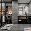 1383994 - Bathroom - Toilet - WC - RestRoom - 3D Interior Scene - 325 3D Max