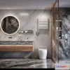 1384077 - Bathroom - WC - Restroom - 3D Interior Scene - Modern Style - 143 3D Max