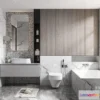 1384231 - Bathroom - Toilet - WC - RestRoom - 3D Interior Scene - 039 3D Max