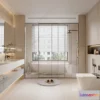 1384514 - Bathroom - WC - Restroom - 3D Interior Scene - Modern Style - 150 3D Max