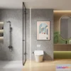 1384573 - Bathroom - Toilet - WC - RestRoom - 3D Interior Scene - 334 3D Max