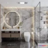 1384798 - Bathroom - Toilet - WC - RestRoom - 3D Interior Scene - 048 3D Max