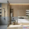 1384835 - Bathroom - Toilet - WC - RestRoom - 3D Interior Scene - 338 3D Max