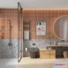 1385089 - Bathroom - Toilet - WC - RestRoom - 3D Interior Scene - 342 3D Max