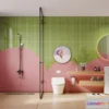 1385155 - Bathroom - Toilet - WC - RestRoom - 3D Interior Scene - 343 3D Max