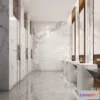 1385641 - Bathroom - Toilet - WC - RestRoom - 3D Interior Scene - 060 3D Max