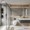 1385732 - Bathroom - Modern Style Interior 3D Scenes - 3D Model - 006 3D Max