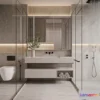 1385871 - Bathroom - Modern Style Interior 3D Scenes - 3D Model - 008 3D Max