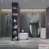 1385949 - Bathroom - Toilet - WC - RestRoom - 3D Interior Scene - 355 3D Max