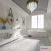 1386073 - Bathroom - Toilet - WC - RestRoom - 3D Interior Scene - 357 3D Max