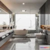 1386075 - Bathroom - Modern Style Interior 3D Scenes - 3D Model - 011 3D Max