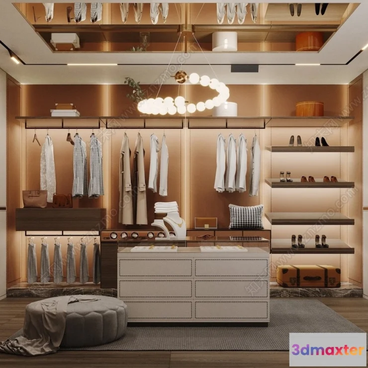 1386144 - Bathroom - Modern Style Interior 3D Scenes - 3D Model - 012 3D Max