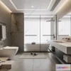 1386277 - Bathroom - Modern Style Interior 3D Scenes - 3D Model - 014 3D Max