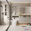 1386343 - Bathroom - Modern Style Interior 3D Scenes - 3D Model - 015 3D Max
