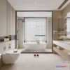 1386539 - Bathroom - Modern Style Interior 3D Scenes - 3D Model - 018 3D Max