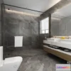 1386665 - Bathroom - Toilet - WC - RestRoom - 3D Interior Scene - 366 3D Max